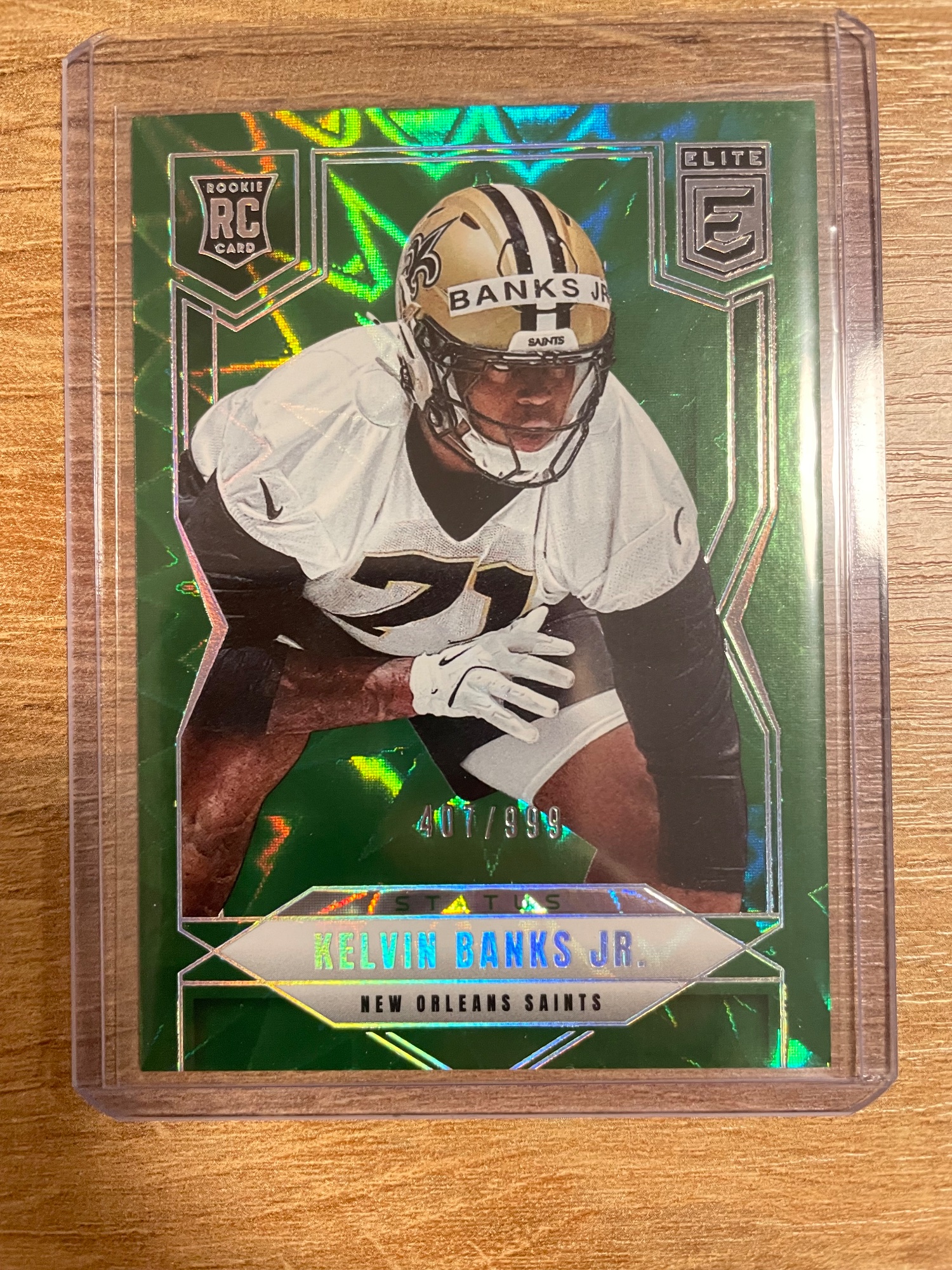 Elite #407 /999 Kelvin Banks Jr.