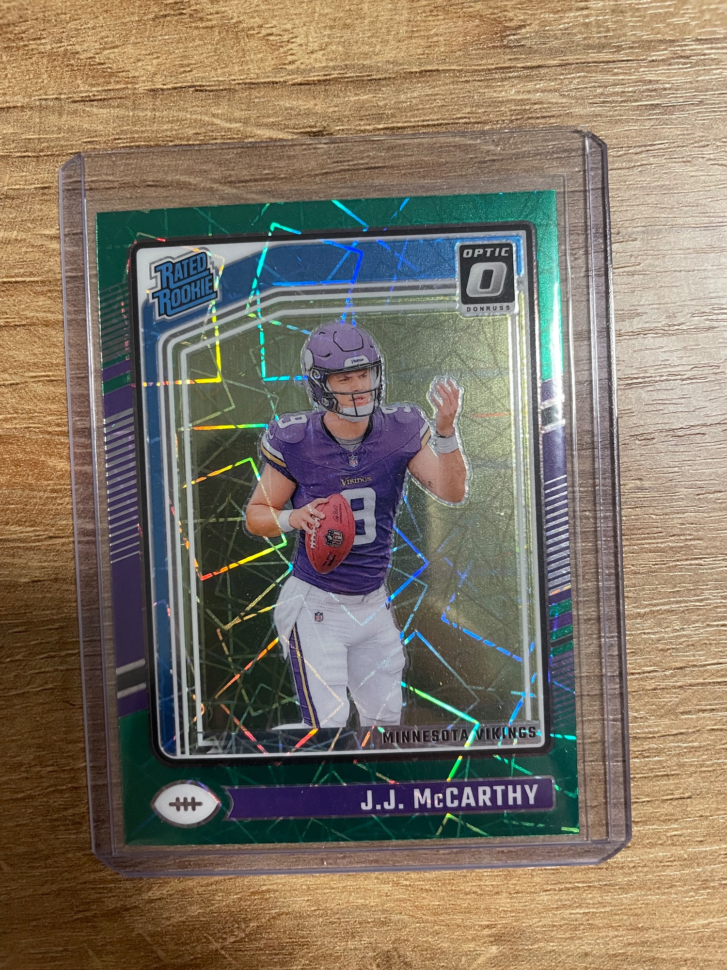 J.J. McCarthy Donruss Optic Rated Rookie #235
