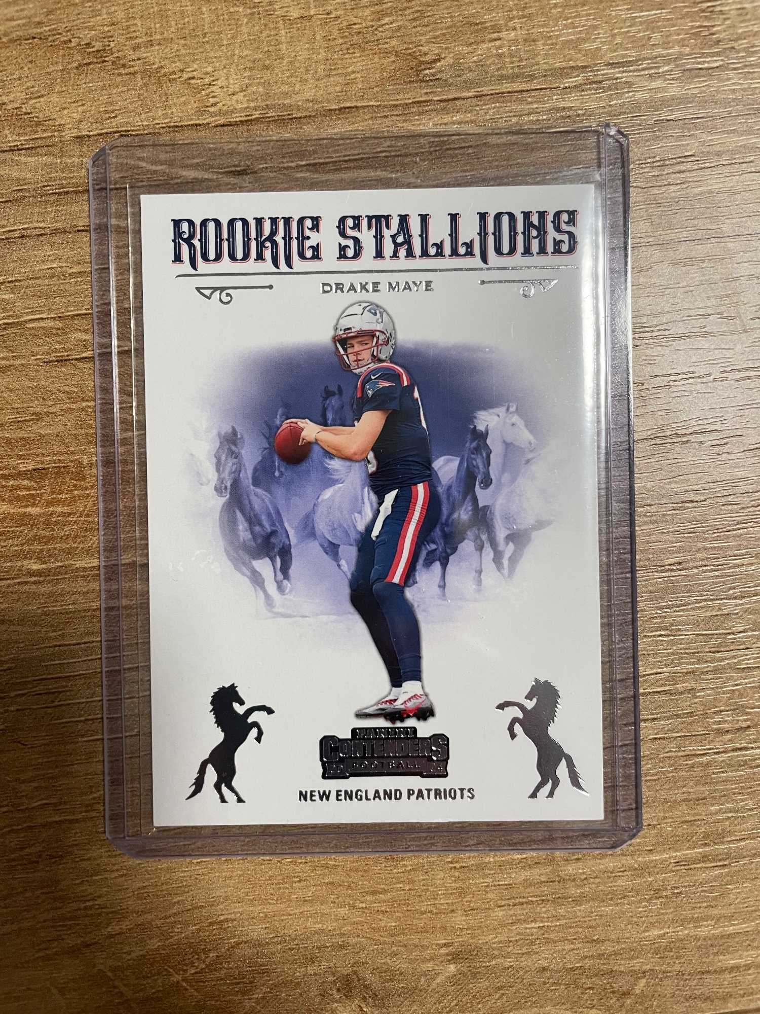 Drake Maye Panini Contenders Football Rookie Stallions #4