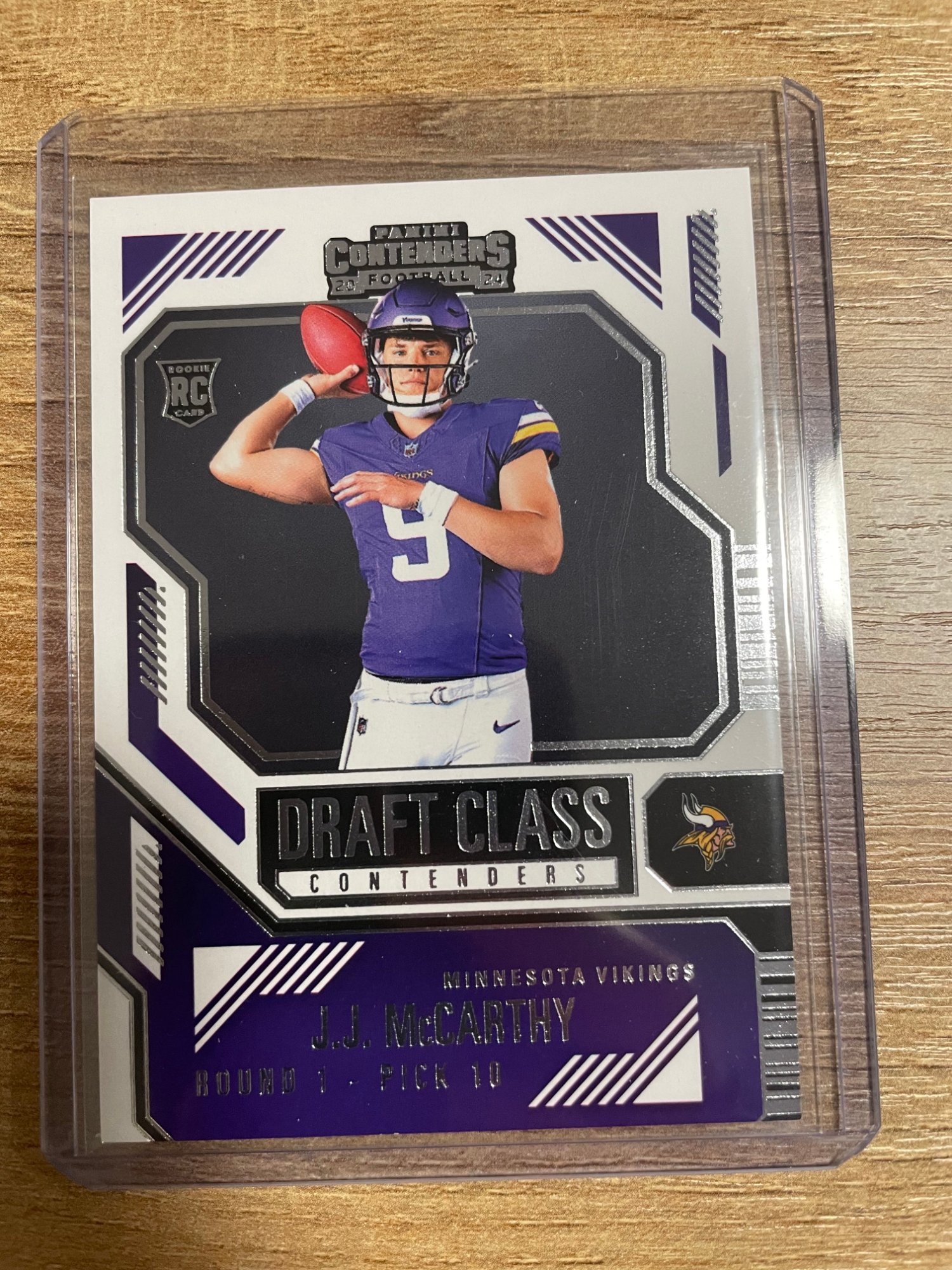 J.J. McCarthy 2024 Panini Contenders Football #8