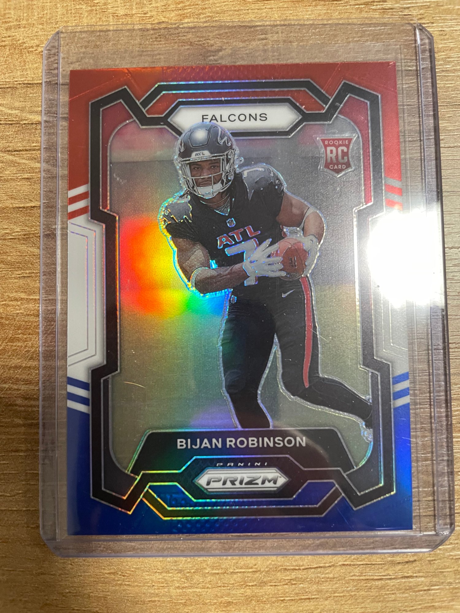 Bijan Robinson Panini Prizm 2023 #305 Red White Blue