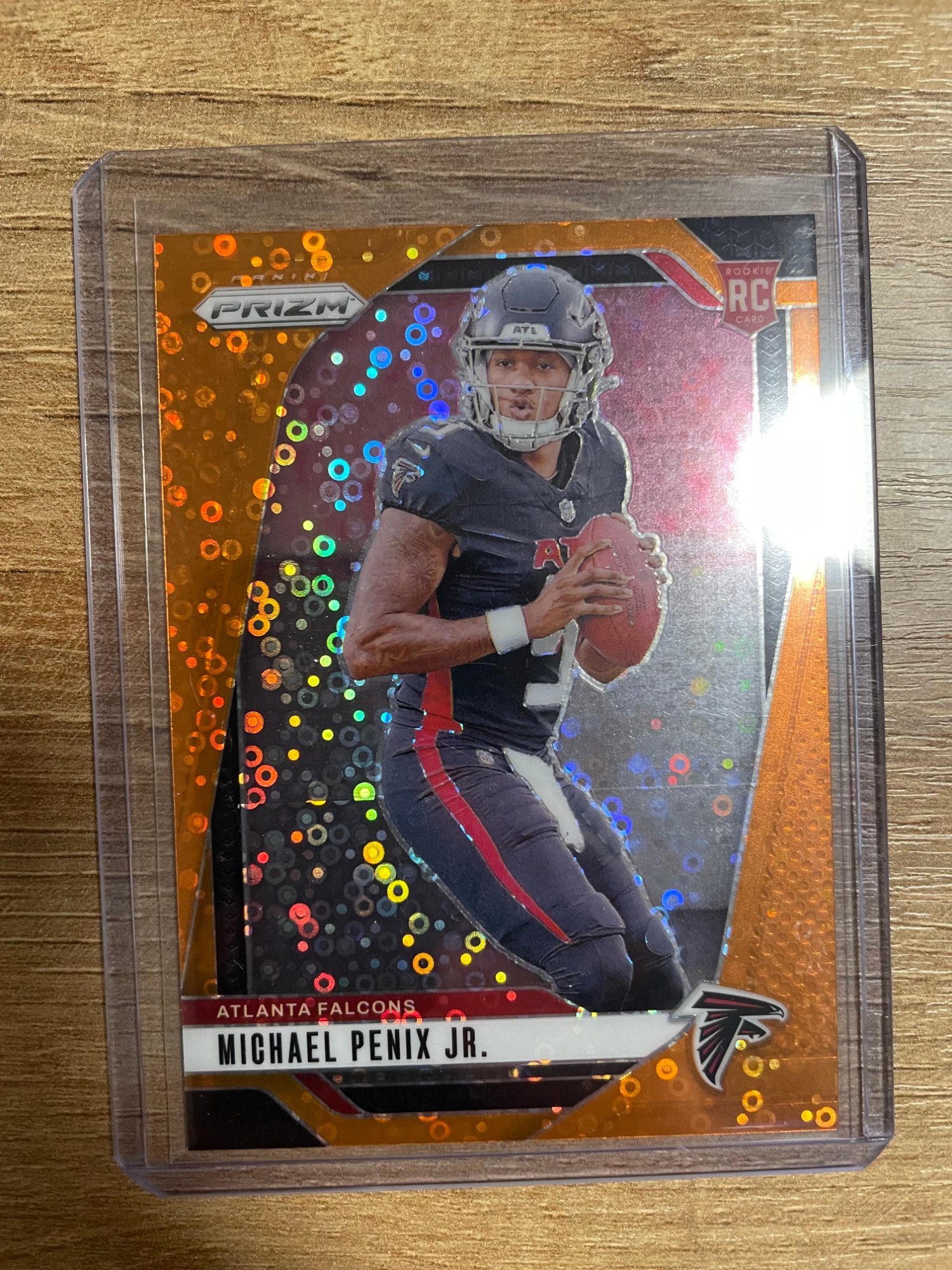 Michael Penix Jr. Panini Prizm 2024 Orange Disco #378
