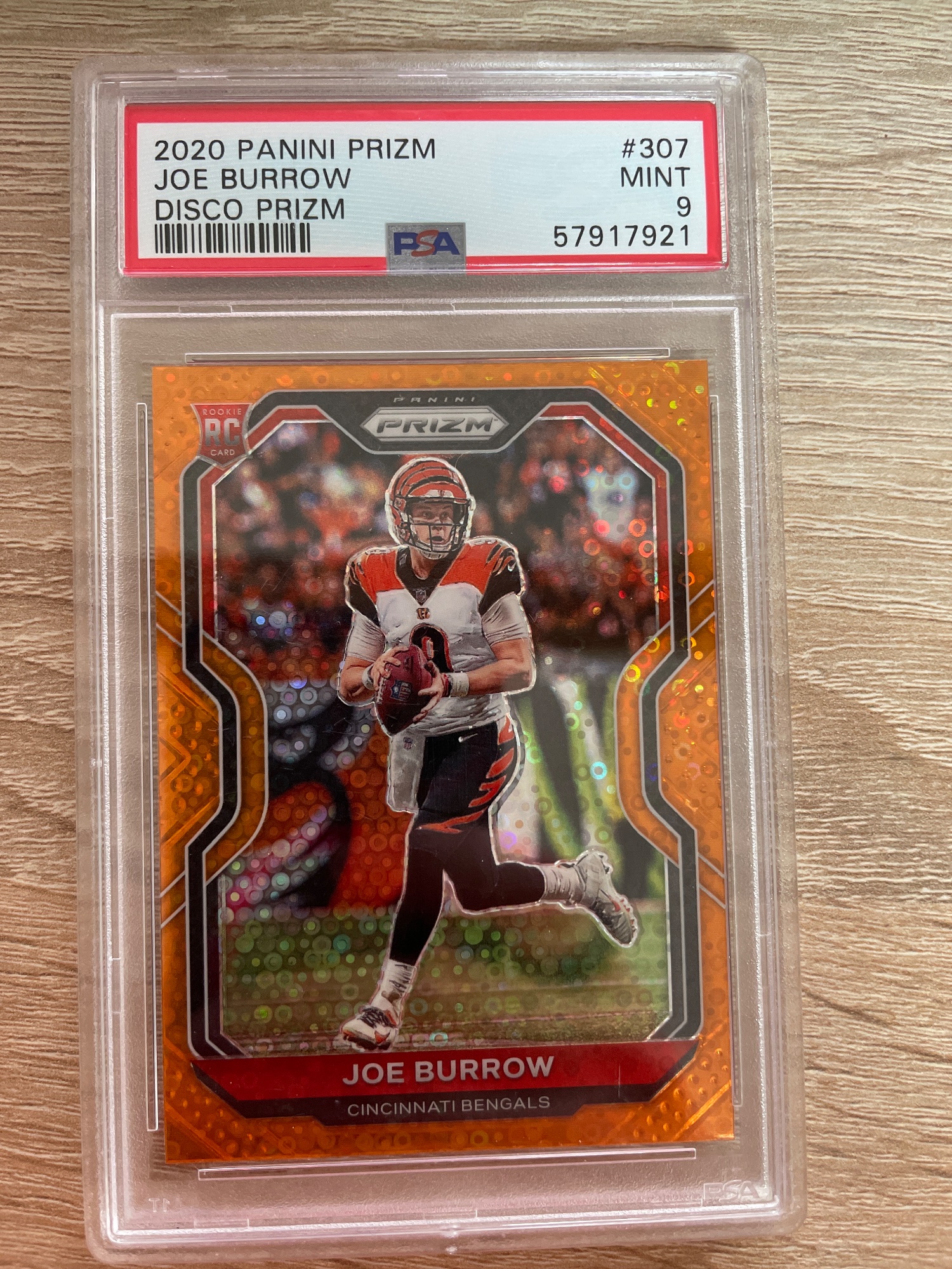 Joe Burrow 2020 Panini Prizm #307 Disco Prizm