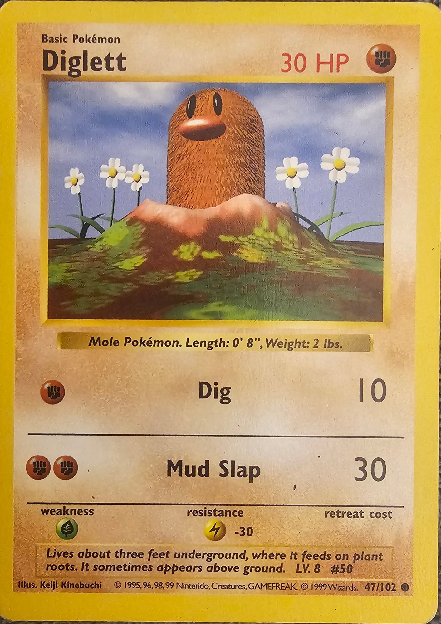 Diglet 1995 #47/102 shadowless